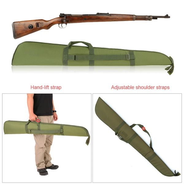 Bolsas de 132 cm de rifle de largo cajón táctico bolso seco de pistola AR15 accesorios tácticos rifle de sniper bolso de escopeta para caza al aire libre