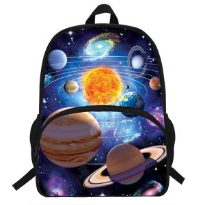 Tassen 16inch zonnestelsel Backpack voor tieners Kids BoysGirls Student School Tassen Laptop Rugzakken Reistas