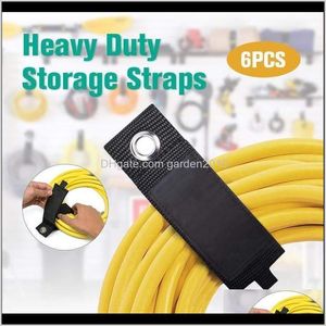 Zakken 1pc Heavy Duty Storage Straps Extension Cord Houder Organizer Fit Met Garage Haak Zwembad Slang Hangers Sterk Viskous Gadget IRO0 1ZCME