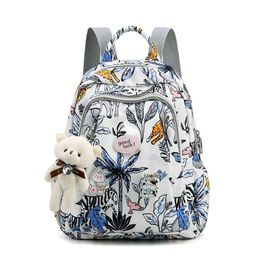 Sacs 1pcs Nouveau arrivée Multificeal Mummy sac à dos pour femmes décontractée grande capacité sac à main créatif sac d'isolation de biberon LB961