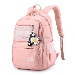 Sacs 2021 Nouveau sac à dos scolaire de style coréen pour filles middle loot school multi-couches femellebags bookbags bookbags rose bleu