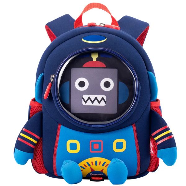 Sacs 2022 Nouveaux sacs d'école Robot 3D pour garçons Design Fashion Children Child School Backpacks Children Schoolbag Mochila Escolar