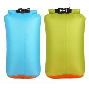 Tassen 20D nylon gecoate siliconendoek Outdoor waterdichte tas Waden drijven zwemmen compressie F Opbergtas droge tas