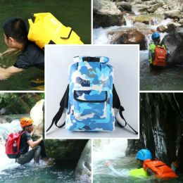 Tassen 22L Drybag Bolsa Waterdichte Rugzak Buitenrivier Ondoordringbaar Roll Top Boei Voor Kajak Boot Zak Zwempak Backpackable Boya