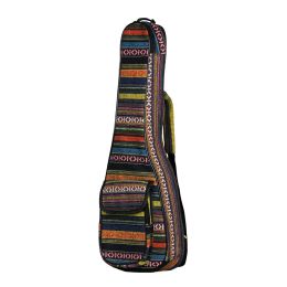 Tassen 23 inch ukelele optredens kleurrijke draagbare soft case concert oxford doek rugzak handtas verstelbare riem ukelele accessoires