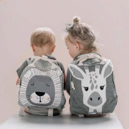 Sacs 38 ans pour enfants sac à école garçons filles sac à dos nordique caricaturé animal enfant snack toy rangement sac bébé sac à dos