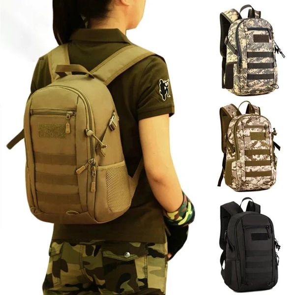 Sacs 3P sac à dos tactique militaire Molle sac à dos sac d'école étanche en plein air voyage randonnée Camping chasse sacs mochilas 12L