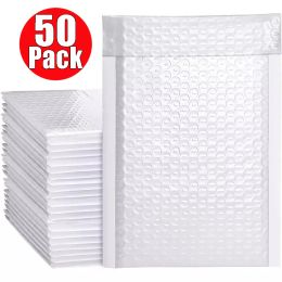 Sacs 50 / 10pcs Film Pearlescent Bubble Enveloppe Sac imperméable Sac d'auto-scellage Multifonction Sac d'auto-lit en plastique Sac d'emballage