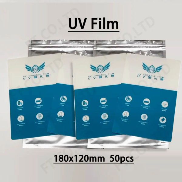 Sacs 50pcs UV Fibre Glass Hydrogel Movies Screen TPU Soft Matte Flexible Infidential Fiche pour couper Hine Plotter