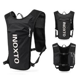 Sacs 5L Ultraliger Running Vest Sackepack étanche étanche Peau respirante sac de course Hydratation Sac à dos pour le sac de gymnase à vélo