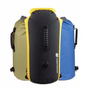 Sacs 60/35/25L grand sac étanche de natation professionnel sac de stockage de Rafting sac sec + crochet de sangle réglable sac à dos sec de plongée à la dérive