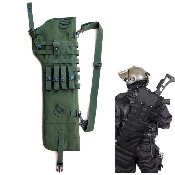 Bolsas de 72 cm de escopeta táctica de la escopeta Molle Molle Protective Caso de protección Airsoft disparando a la caza Holsa Moldia ejército militar Bolsa de armas