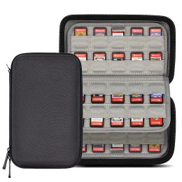 Sacs 80/120 Slots Base de jeu pour Nintendo Switch / PS5 / PS4 ou cartes SD Cartes de jeu Bollants de voyage dure