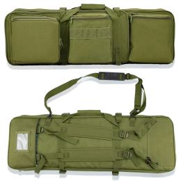 Sacs 85 cm Tactical Hunting sac à dos molle molle pochette Airsoft Sniper Rifle Square Carré Bagt de transport avec bandoulière Case de protection contre les armes à feu