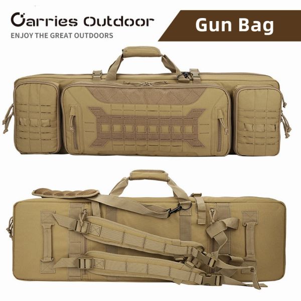 Bolsas Bolsa para arma de caza táctica de 93 cm, mochila larga de concha dura para Paintball, funda para pistola de tiro militar, bolsa para Rifle