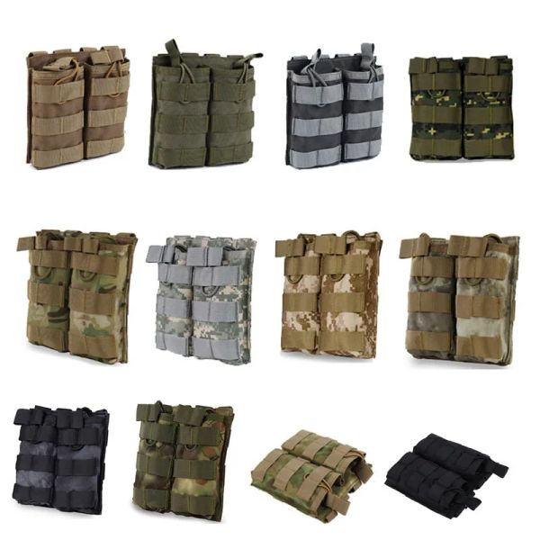 Sacs Airsoft M4 Tactical molle double magazine Pouchage de combat Sac Sac de munitions