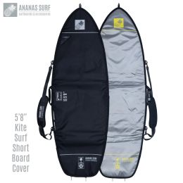 Tassen Ananas Surf 5ft.8 in. Airvent Surfboard Shortboard Tas Beschermhoes Reisboardbag 5'8"(173cm)