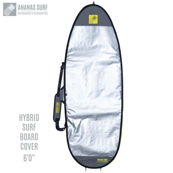 Bolsas Ananas Surf 6ft.0 183cm Bolsa de placa de surf híbrida Crossover Crossover Fishboard Tapa de tapa de protección Bolsa de tablero