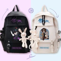 Sacs Anime Bungo Stray Dog Sac à dos Teenagers SCHOOLBAG SCHOOLAGS Book Bag Bag Pocket Backpacks for Girls Boys