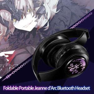 Sacs Anime Fate / Grand Ordre FGO Jeanne d'Arc Cool sans fil Bluetooth Headset Pild Pring In Pring In Téléphone Mobile Phone Mobile Phone