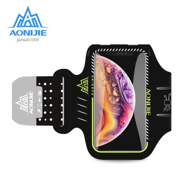 Sacs Aonijie A892S résistants à l'eau Téléphone mobile Sports Running Brand Arm Bag Bagging Case Holder Couverture pour le gymnase de fitness