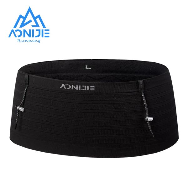 Sacs Aonijie W8116 Woven Elastic Sports Taist Sac Pack Running Number Number Belt for Triathlon Marathon Cycling Mountalneering