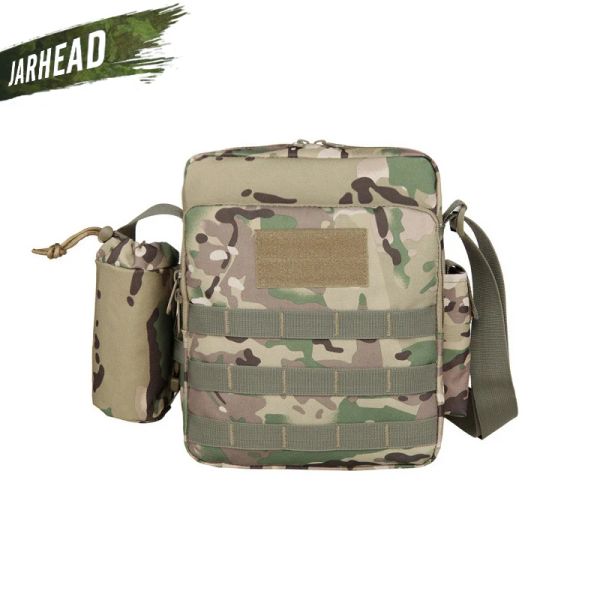 Bolsas ejército camuflaje al aire libre bolso de hombro táctico deporte tableta PC paquete militar hervidor bolsa montar equipo de caza bolsa