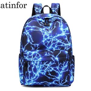 Taschen atinfor Marke Nylon Frauen Wasserdichter Rucksack Mädchen Tägliche Büchertasche Schultaschen für Teenager