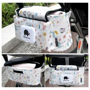 Sacs Baby Diaper Sac pour les sacs de poussette Organisateur de grande capacité Travel Mommy Maternity infirmière Changement de couches suspendues Sac de rangement