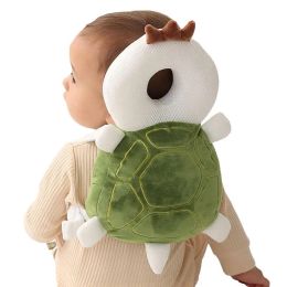 Bolsas Baby Head Protector Pad, la almohada de la cabeza de la cabeza para niños pequeños ajustables antiaportables cojín para bebés mochilas con forma de tortuga