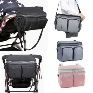 Sacs Baby Baby Sacs à couches Baggy Organisateur Baby Napper Sacs Mommy Travel Sac à dos Hangage Carriage Pram Buggy Cart Bottle Sac