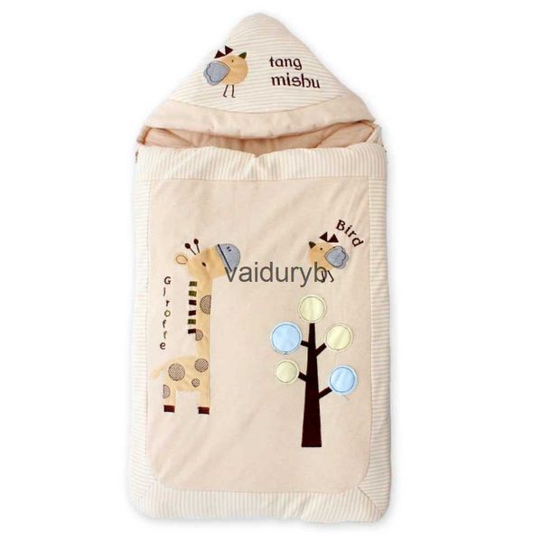 Bolsas Mantas Swaddling Saco de dormir Invierno Cálido Cochecito Ropa de dormir para niños Anti-Patada Envoltura para recién nacidos Swaddle Pañal grueso Cambiador Manta para bebévaiduryb