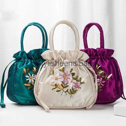 Sacos balde saco alça superior senhoras bolsa bolsa de verão estilo nacional flor padrão cordão bagstylisheendibags