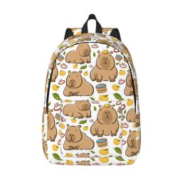 Sacs Capybara Yuzu Onzen Bath pour adolescents Student School Bookbag Daypack Elementary High College Sports
