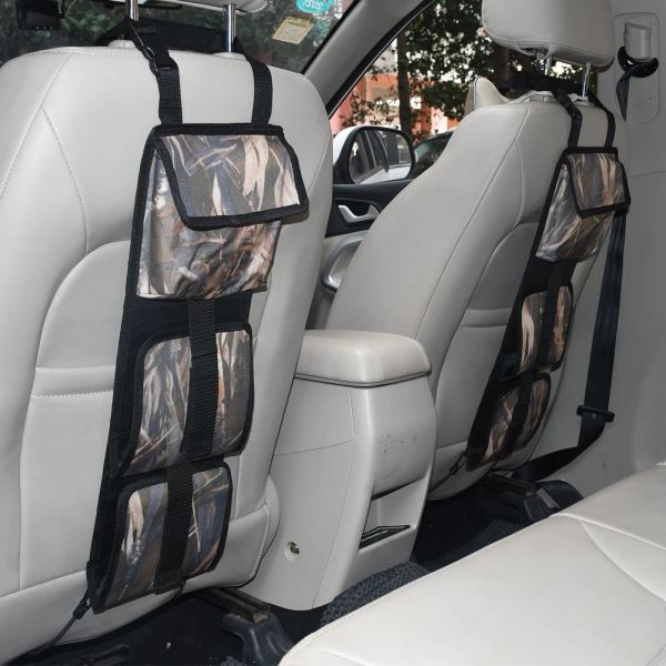 Bolsas para asiento trasero de coche, eslinga para pistola, asiento delantero, estante organizador, soporte para rifles de caza, escopetas, bolsa colgante para camión, SUV, almacenamiento de coche