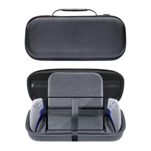 Tassen met tassen voor Sony PlayStation Portal Handheld Game Console Protective Case Storage Organizer voor Game Cards Cable Charger