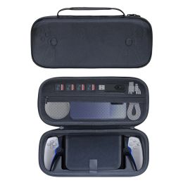 Bolsas que transportan una caja protectora de protección impermeable a prueba de agua Bolsa de almacenamiento portátil con bolsillo de malla para portal de PS5 para PlayStation Portal