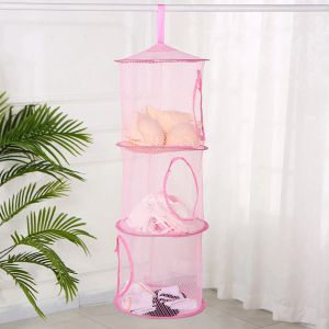 Sacs dessin animé suspension sacs de rangement pliable contenant un récipient de jouet animal filet pour enfants enfants garçons filles chambre salle de bain