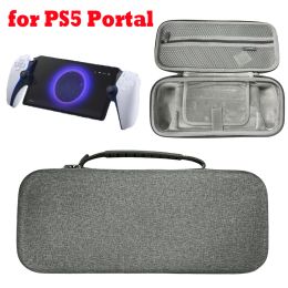 Bolsas de caja para PS5 Portal Travel Capeing Case Consola de juego Handheld EVA Accesorios de bolsas de caja dura para PS Portal
