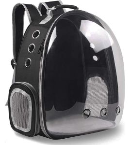 Bolsas Cat Carrier de mascotas Mochila Cápsula Transparente Bubble Mochila Pet Mochila pequeña Puppy Gatty Bird Carrier transpirable para viajar