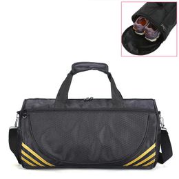 Tassen goedkope sport gym tas vrouwen mannen fiess voor yoga nylon yoga reist training ultralight duffle schoenen kleine sac de sport tas