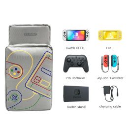 Tassen Borsttas Voor Nintendo Switch NS OLED Case Nintend Switch Lite Case Joycon Controller Cover Draagbare Pouch Borst opbergtas