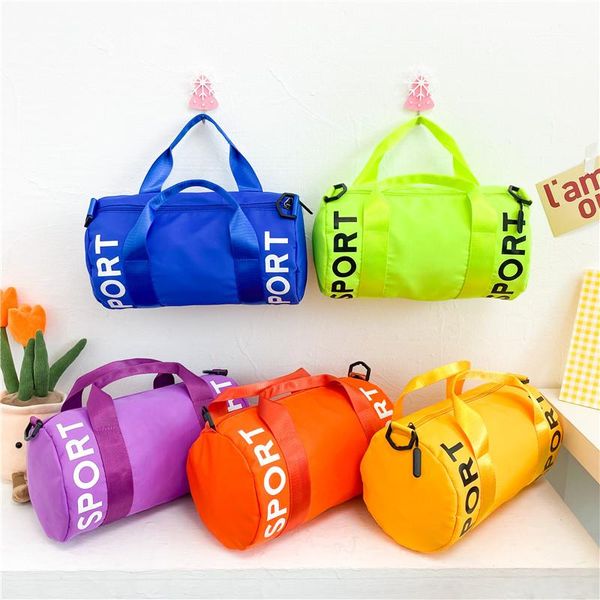 Bolsas Bolsa deportiva para gimnasio para niños, artículos grandes de nailon para Fitness, accesorios de viaje, entrenamiento, Weekender, Bolsas de hombro para atletismo, bolso grande