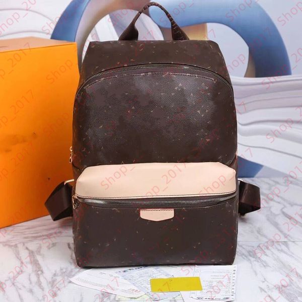 Bolsas Christopher Mochila de diseñador para hombre Pm Mochila de viaje de cuero con flor negra clásica Mochila escolar de alta capacidad Mochila escolar de moda Bolso para computadora portátil para mujer