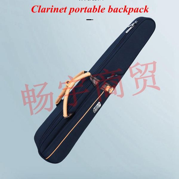 Sacs Clarinette Case Sac Instrument de vent intégré Pièces de cas de clarinette portable imperméable Sac à dos