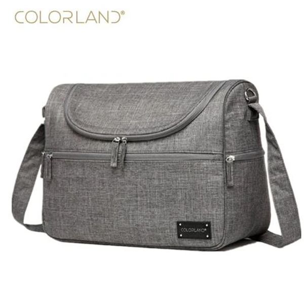 Sacs Colorland Brand Baby Sacs Messenger Grande Diaper Bag Organizer Design Sacs pour maman Fashion Mother Maternity Sac