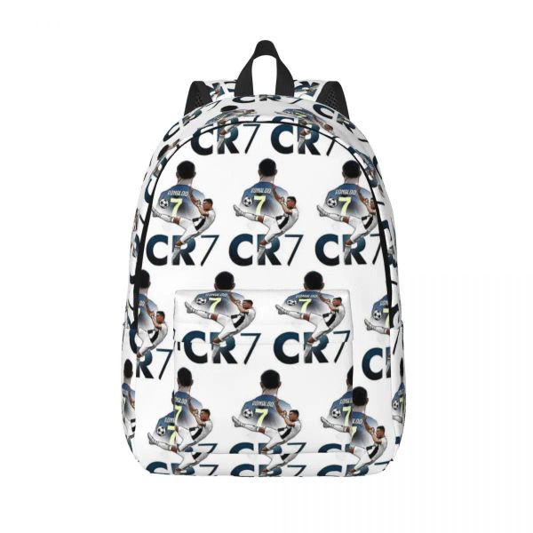 Bolsas CR7 Cristiano Ronaldo Mochila de fútbol de fútbol para niñas