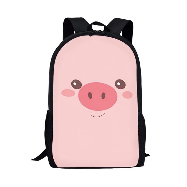 Sacs mignon dessin animé motif de cochons adolescents enfants sac écoliers filles garçons quotidiennes sacs décontractés sac sac femme homme de voyage sacs sacs de bain