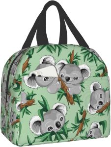 Tassen schattige koala lunchbag compacte draagtas herbruikbare lunchbox container voor dames mannen schoolkantoor werk