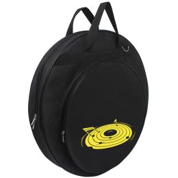 Sacs Cymbal Sac Black Tote Pockets Round Case Drum Kit de tambour Storage Oxford Tissu Stick Instrument Handder